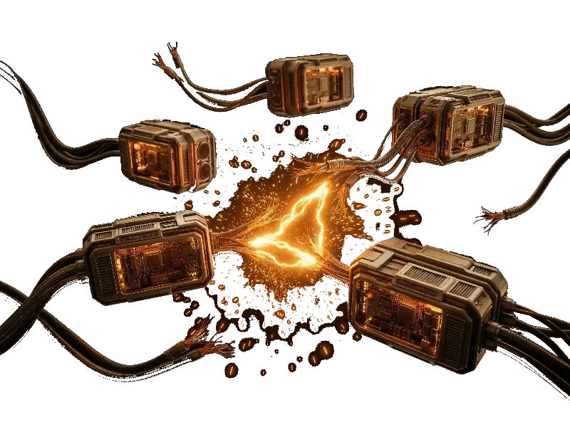 Disconnected business systems unable to communicate due to proprietary data formats